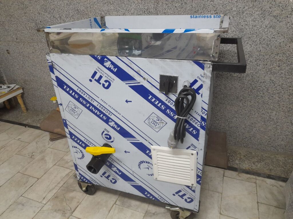 آب گیری گوجه پرسی