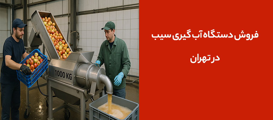 فروش دستگاه آبگیری سیب در تهران | خرید مستقیم با قیمت کارخانه