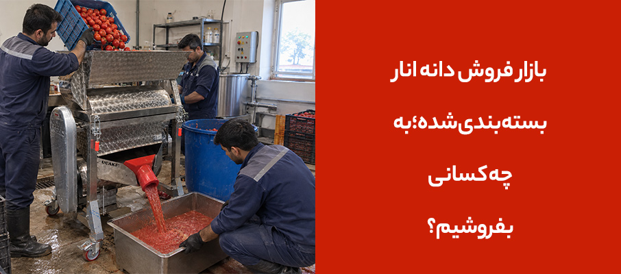 بازار فروش دانه انار بستهبندیشده